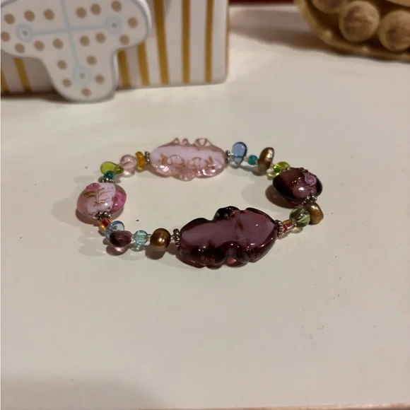 Premier Designs Lavender Rose bracelet Hallmark - Picture 1 of 6